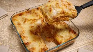 لازانيا إيطالية أصلية بطعم المطاعم | Lasagna مثل المحترفين 🍝🇮🇹