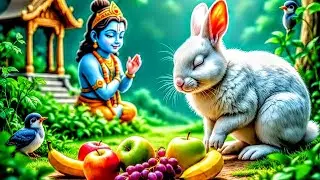 खरगोश के उपवास | Khargosh Ke Upawas | Hindi Kahani | Krishna Janmashtami Story 😍Animation Cartoon