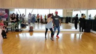 Mike Even's & Macarena Paton Kizomba Urban Kiz Set to Fire Adele