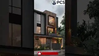 Stylish Elevation | Luxury House Design Visualization Workflow in SketchUp #shorts