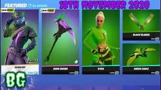 Fortnite item shop 18th November 2020  DEADFIRE As New Style.