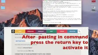 Turn on (Activate) Raspberry Pi VNC - Using SSH on the Macintosh
