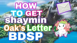 Pokemon BDSP - How to get Shaymin and Oak's Letter