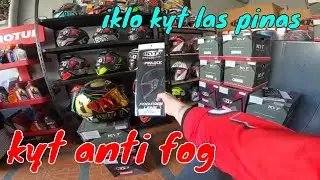 HOW TO INSTALL KYT ANTI-FOG  (iklo kyt las pinas )