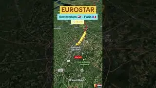 EUROSTAR: Amsterdam - Paris #eurostar #travelboast #amsterdam #paris #train #travel