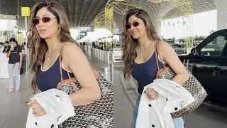 Shilpa Shetty Spotted At Airport