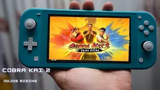 TESTEI COBRA KAI 2 - DOJO RISING NO NINTENDO SWITCH LITE TURQUESA! | A PEDIDO DO INSCRITO.