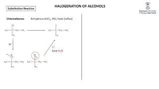 Alcohols 5 Halogenation Reactions