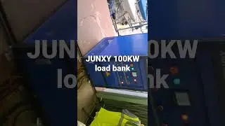 JUNXY ENERGY 380V 100KW load bank on site test the UPS power supply system in Hongkong