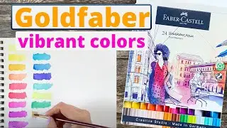 Faber Castell Goldfaber Aqua Dual Marker with Brush Tip and Fineliner