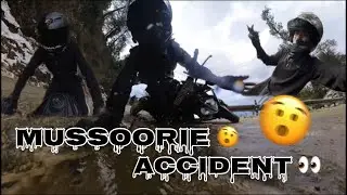 Mussoorie me accident 🫨 failure rituj rider vlog Mussoorie me baraf snowfall comedy😂 