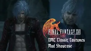 Final Fantasy XVI Mod Showcase: Clive vs Barnabas with DMC Classic Costumes