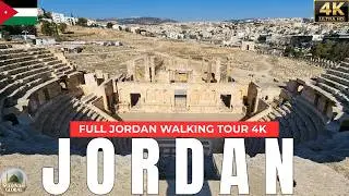 Explore Jordan 🇯🇴 in 4K | Amman, Jerash, Karak & More | No Talking