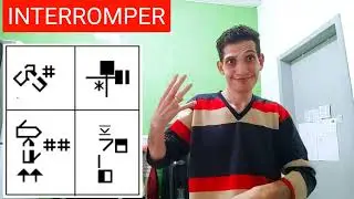 INTERROMPER - SINAL EM LIBRAS