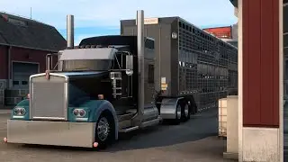 KENWORTH W900L MERRIT LIVESTOCK -  AMERICAN TRUCK SIMULATOR - GAME PLAY PXN V9 - ATS 1.45