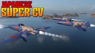 Japanese SuperCV destroyed AA cruiser with AP Bombers