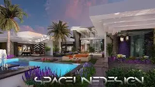 E) Modern House Dramatic Fly-In to Master BR & Luxury Bath- Space Line Design Architects & Interiors