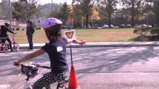 AFN Osan - Young bike riders learn the basics of cycling safety