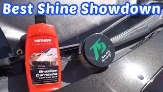Comparing Turtle Wax 75th anniversary ceramic graphene paste wax against Mothers carnuba wax