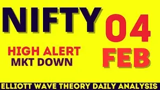 04 FEB   NIFTY ANALYSIS   | BUDGET ANALYSIS  | ELLIOTT WAVE THEROY