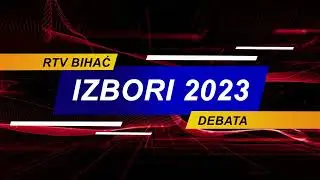 Opening intro for the final TV debate on RTV Bihac for the mayor of BIhac