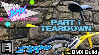 1998 Haro Zippo Freestyle BMX Restoration  Part 1 - The Teardown