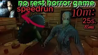NO REST HORROR  GAME [GAMEPLAY SPEEDRUN] 10minutes....