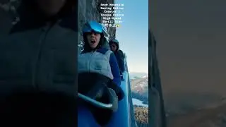 Snow Mountain Racing Roller Coaster | Insane Frozen High#SnowCoaster #MountainRacing #ExtremeWinter