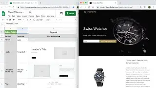 How to make a website from Google Sheets. No Code required.