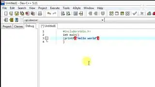 1st programing in devc++ computer coding