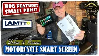 Two Minute Review -  Lamtto RC19 MotorCycle Smart Screen (Carplay) DISCOUNT CODE-ORDER HERE!
