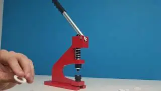Banner-Eye large banner eyelet heavy duty benchtop machine from Presco for unique non-rust eyelets