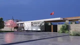 'Project 34' football academy 3d render