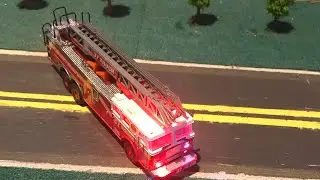 1/64 scale code 3 FDNY ladder 37 with working lights