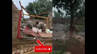 Natural disaster in Tzaneen limpopo destroy house #christmasgreetings #greenscreen 