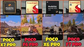 SAIU NOVA ATUALIZAÇÃO COD MOBILE TESTE FPS E TEMPERATURA POCO X6 PRO VS F7 PRO VS X7 PRO VS F6 PRO