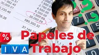 como hacer Papeles de Trabajo IVA | EXCEL | responsable inscripto