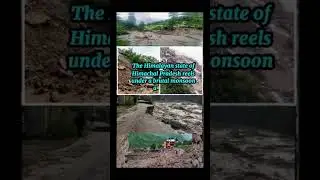 Himachal Pradesh flood #floods #himachal #flashflood #warning #cloudburst