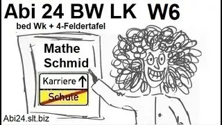 Das Abitur 2024 Baden Württemberg Ag W6 bedingte Wahrscheinlichkeit | Mathematik vom Mathe Schmid