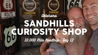 THE BEST ROUTE 66 STOP - Sandhills Curiosity Shop | 10K Road Trip Vlog Day 12