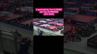A good rally by Tom CLOSSET and Tom SCHWEIGER (EYC 2023)