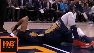 Anthony Davis Serious Injury / Pelicans vs Jazz