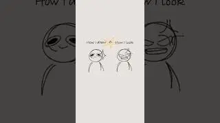 How I draw and how I look 🙈 #memeanimation #howidraw #artistmeme