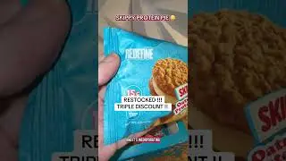 My all time favorite snack is back!!! Stock up time!! Skippy Oatmeal Protein Pie 15g with Natural
