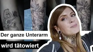 2. Sitzung in 2 Wochen🤩💕 Wir t&auml;towieren den ganzen Unterarm voll 🥰💕