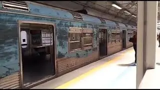 Trens da Trensurb acoplados na Estação Novo Hamburgo