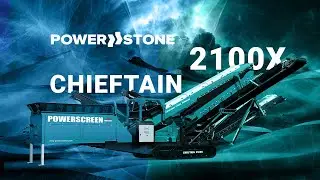 Zobacz dzień z pracy przesiewacza Powerscreen Chieftain 2100X