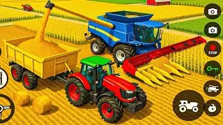 🚜 Tractor Farming Simulator Gameplay 2025 | Real Farming Experience | Android Gameplay