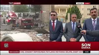 TRT Haber - Şanlıurfa Adliyesinde Patlama 1 Yaralı // Ahmet Hamdi ÇİÇEK