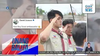 David Licauco, nakibahagi sa flag disposal ceremony bilang ambassador ng Boy... | Unang Balita